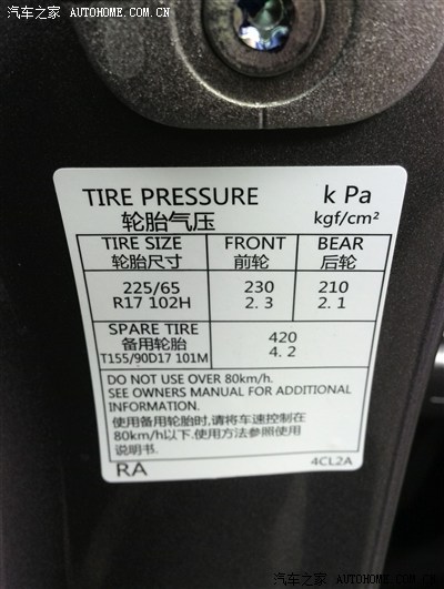 奇骏轮胎气压的正确设置与调整，了解多少气压最适合您的车辆