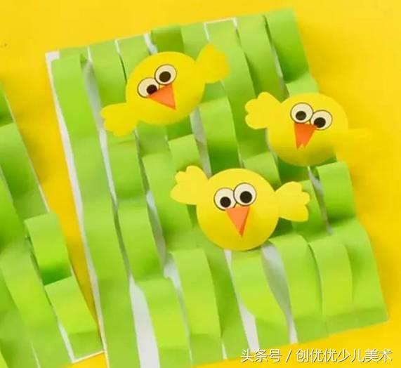 小班美术课教案，小鸡捉虫情景绘画