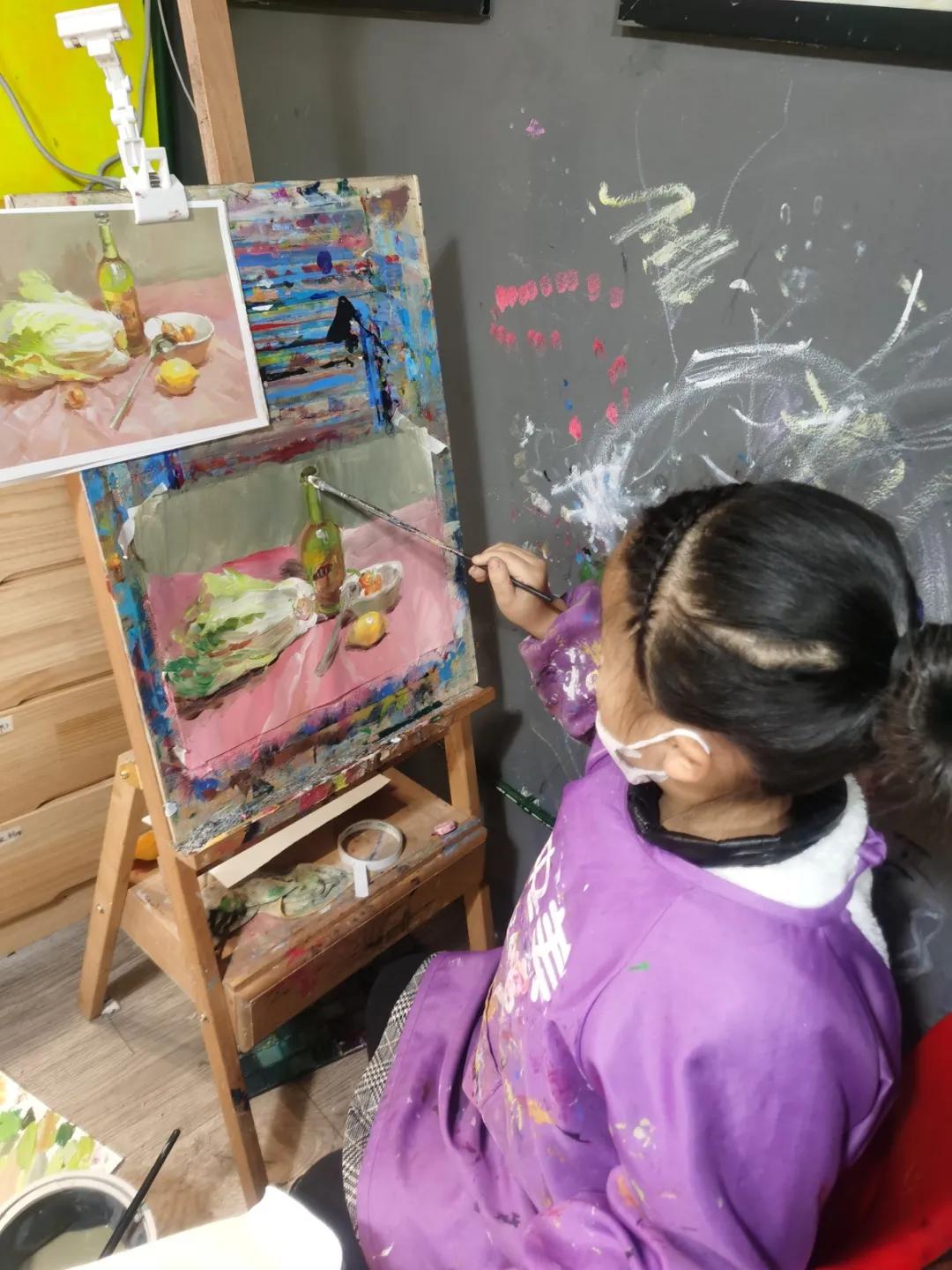 幼儿园美术，春天的花