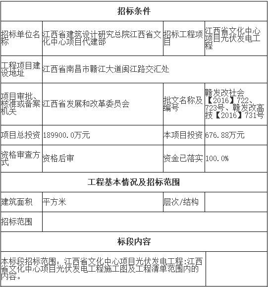 小区光伏发电招标文件