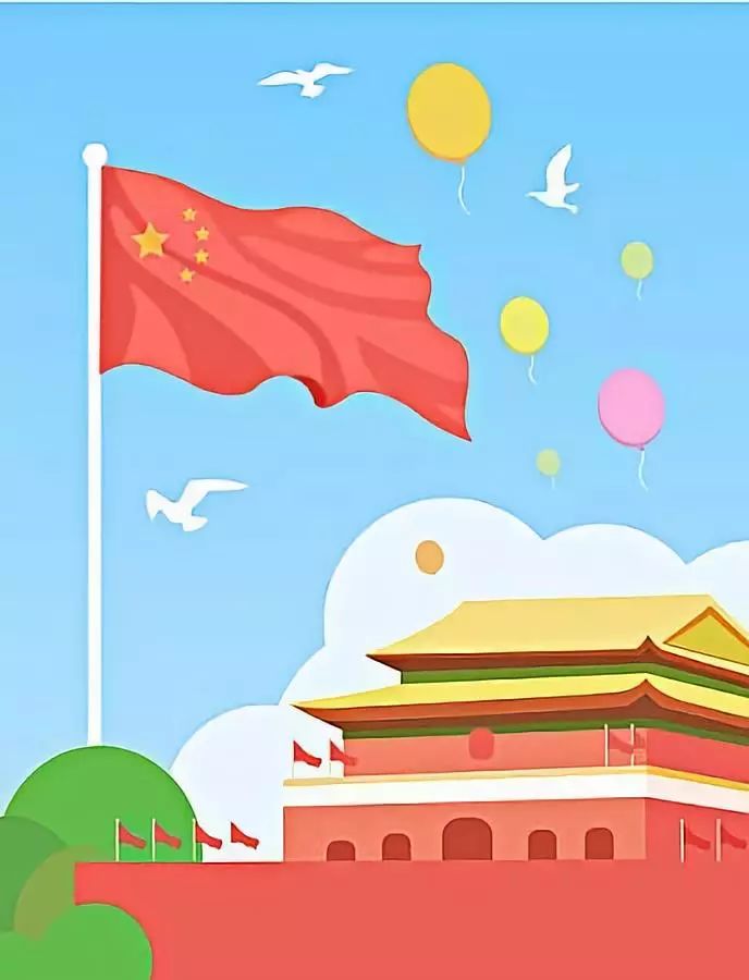 中班美术教案，五星红旗的绘画教学