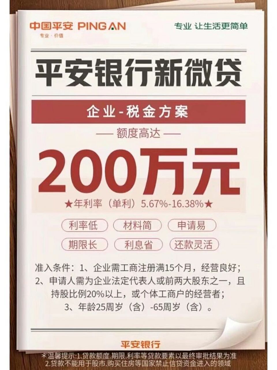 平安银行发票贷额度解析
